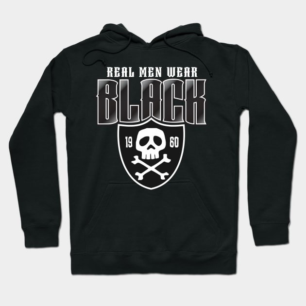 Real Men Wear Black Las Vegas Raiders Hoodie by stayfrostybro